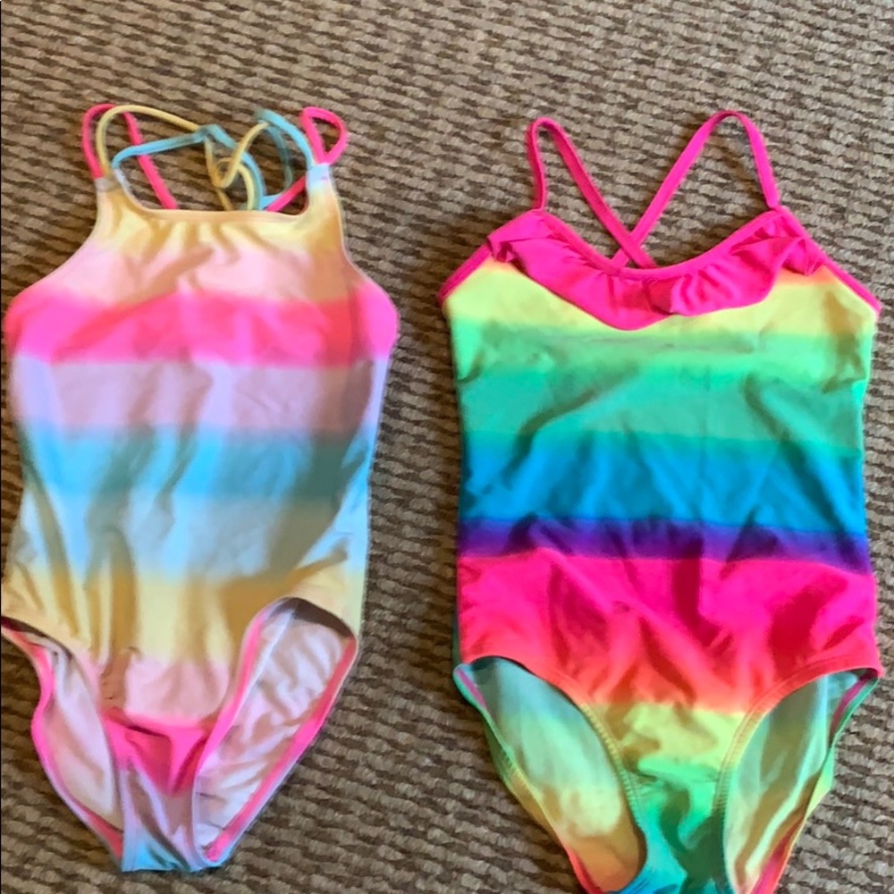 Girls bathing suits size 7/8